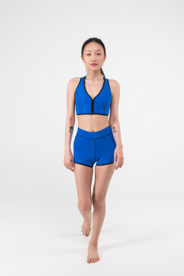 Купальник женский 1,5мм ультраспан/микроплюш синий